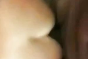 Just my hot dark neighbour skillfully gaping my dark hole