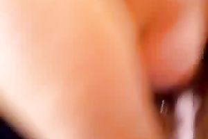 Black-haired vixen sucks my prick and doesn't desire to stop