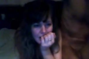 My horny white wife sucks my knob remarkably well after jumping on it