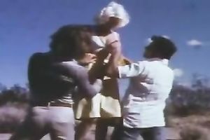 Horny and hot blond milf is turned on for threesome