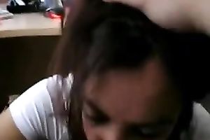 Admirable secretary sucks my weiner in homemade movie