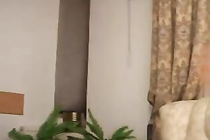 Demonstrating my skinny petite body for the web camera