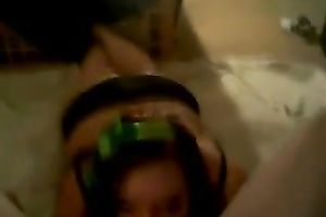 Fat booty slut is giving me an astonishing irrumation in front of a camera