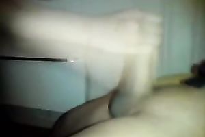 Brunette skank jumps on my penis after sucking my boner