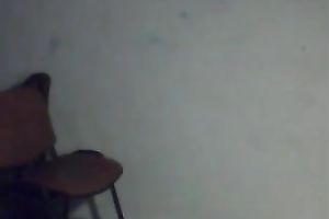 My breathtaking golden-haired GF demonstrates her body for the livecam