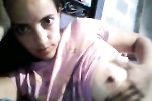 Colombian seductress is finger fucking her fur pie for me on webcam