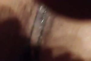 Finger banging my thick soaked cum-hole all the way to a rock hard agonorgasmos
