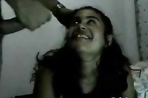 Huge bawdy facial for my flamboyant Indian girlfriend