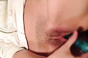 Playing with my miniature constricted snapper as my ally films me