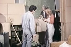 Slutty blond bitch receives pleased by 2 skillful fuckers