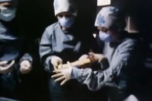 Hot blonde nurse with well stacked body makes love with one more slutwife