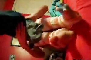 She receives concupiscent withing seconds when this babe masturbates on webcam