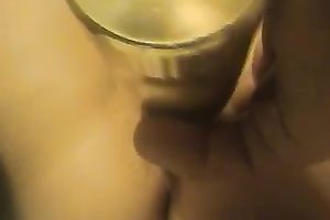 Double headed fancy sex tool goes in the vagina of my BBC slut