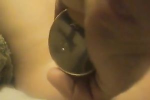 Double headed fancy sex tool goes in the vagina of my BBC slut