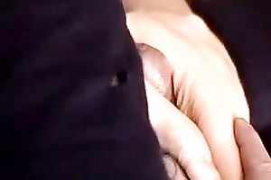 My hawt golden-haired hottie with smooth soles gives me outstanding footjob