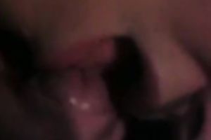 Feeding my milf colleague with my rod and cum on POV clip