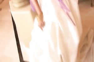 Mesmerizing bride gives her newlywed spouse an excellent deepthroat