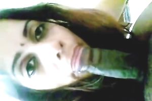 Busty Indian babe is screwed in sideways position during the time that the dude is filming dilettante fuck clip from POV