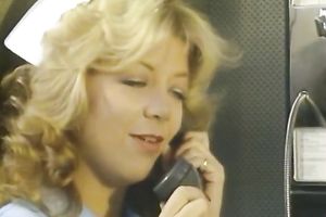 Dirty brunette hair bitch in white nylons receives team-fucked in sideways style