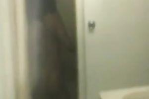 My wife drives me eager with a hawt oral pleasure in the washroom