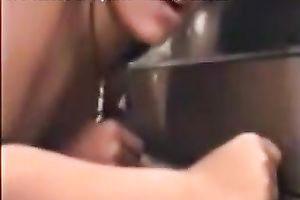 Pretty non-professional brunette hair acquires her love tunnel fucked from behind on the floor