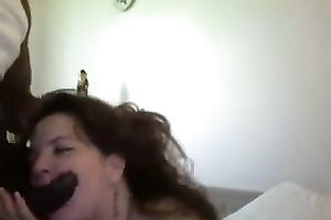 SSBBW white harlot enjoys wild time with my dark large schlong