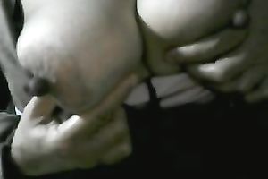 49 year old Filipino woman shows off her large scoops on webcam