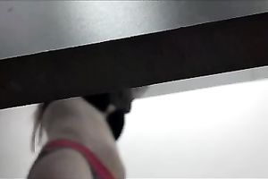 Spying on random sweethearts in the fitting room with my camera