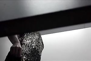 Spying on random sweethearts in the fitting room with my camera