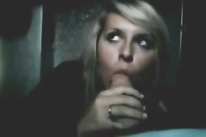 My ravishing blond neighbor sucks and rubs my knob in POV movie