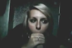 My ravishing blond neighbor sucks and rubs my knob in POV movie