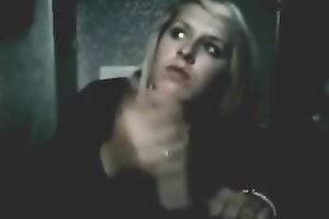 My ravishing blond neighbor sucks and rubs my knob in POV movie