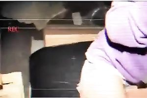 Beautiful and skanky golden-haired slut flashes her fantastic love bubbles on cam