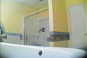 Sizzling sexy college playgirl in bikini on hidden livecam movie