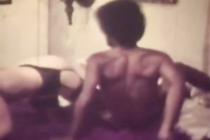 Depraved hottie loved to acquire her pussy group-fucked by her african ally