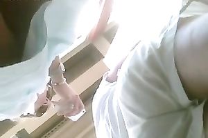 No visible panty line solely cuz this hoochie isn't wearing any!