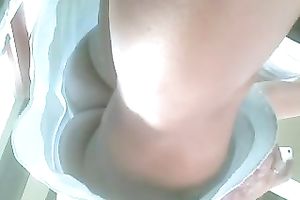 No visible panty line solely cuz this hoochie isn't wearing any!