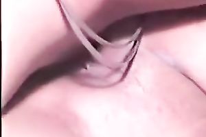 Amateur dark brown chick acquires her hairless pussy group-fucked unfathomable