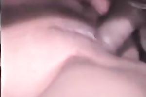 Amateur dark brown chick acquires her hairless pussy group-fucked unfathomable