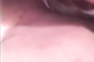 Amateur dark brown chick acquires her hairless pussy group-fucked unfathomable