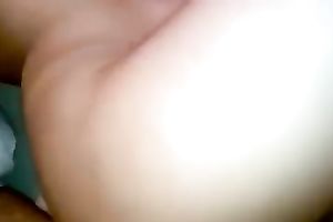 Perverted horny white wife implores me to fuck her constricted cum-hole in missionary position