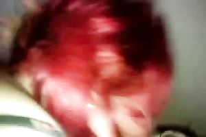 My red-haired girlfriend loves getting wicked for the camera