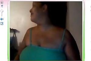 This wicked big beautiful woman web camera model truly knows how to chat