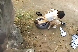 Having fun with my slender white wife as this babe fucks some other chap outdoors