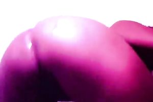 Booty shaking movie of one bulky ebon web camera horny white wife