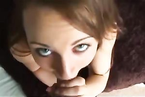 Awesome POV with my bedmate working on my hard cock