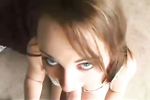 Awesome POV with my bedmate working on my hard cock