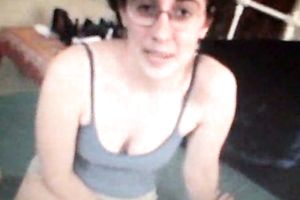 Milfie dark brown cheating wife resolves to receive wild with a marital-device