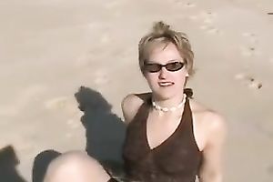 My overweight bottomed slutwife likes playing with her pierced snatch