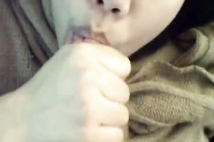 This Chinese skank looks more excellent overspread in sticky cum